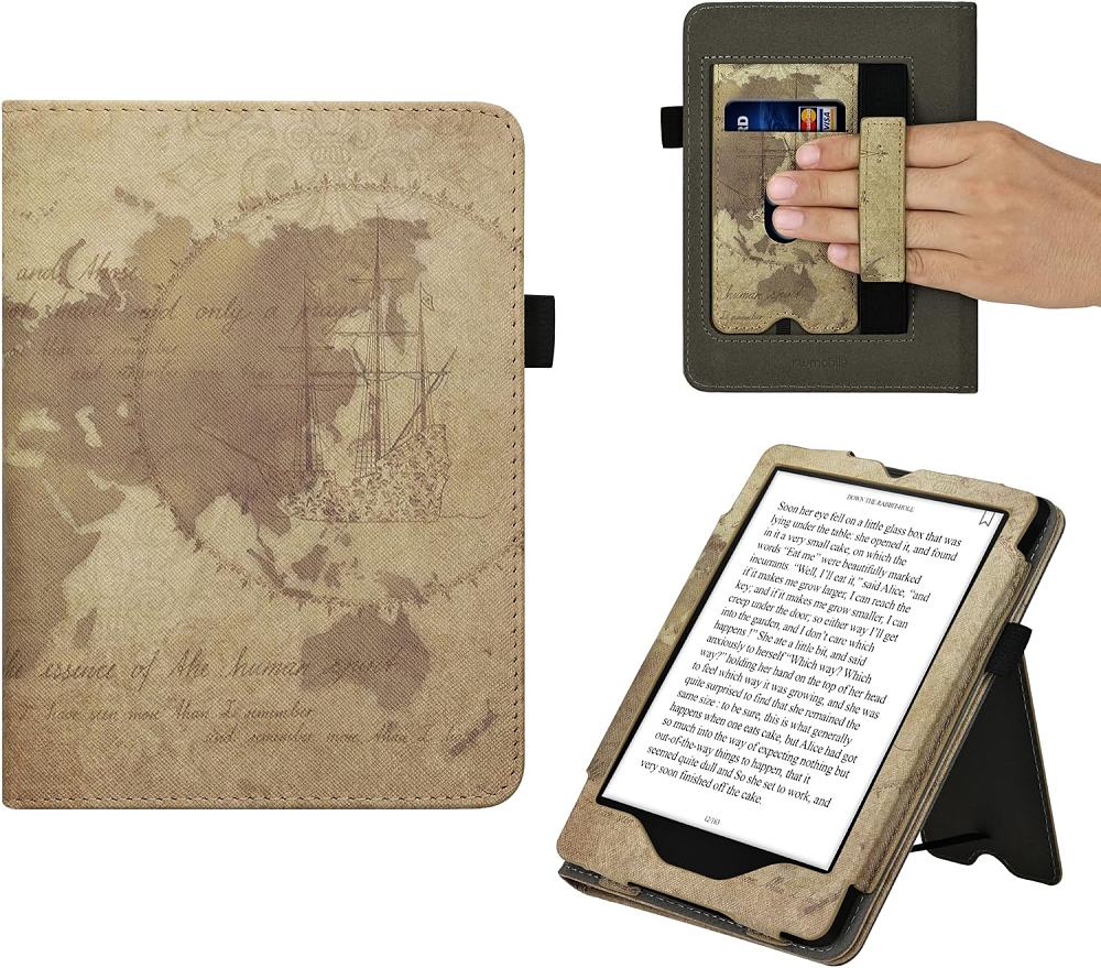 Puzdro KW Mobile Travel Vintage - KW5721006 - pre Amazon Kindle Paperwhite 5 (2021) - viacfarebné