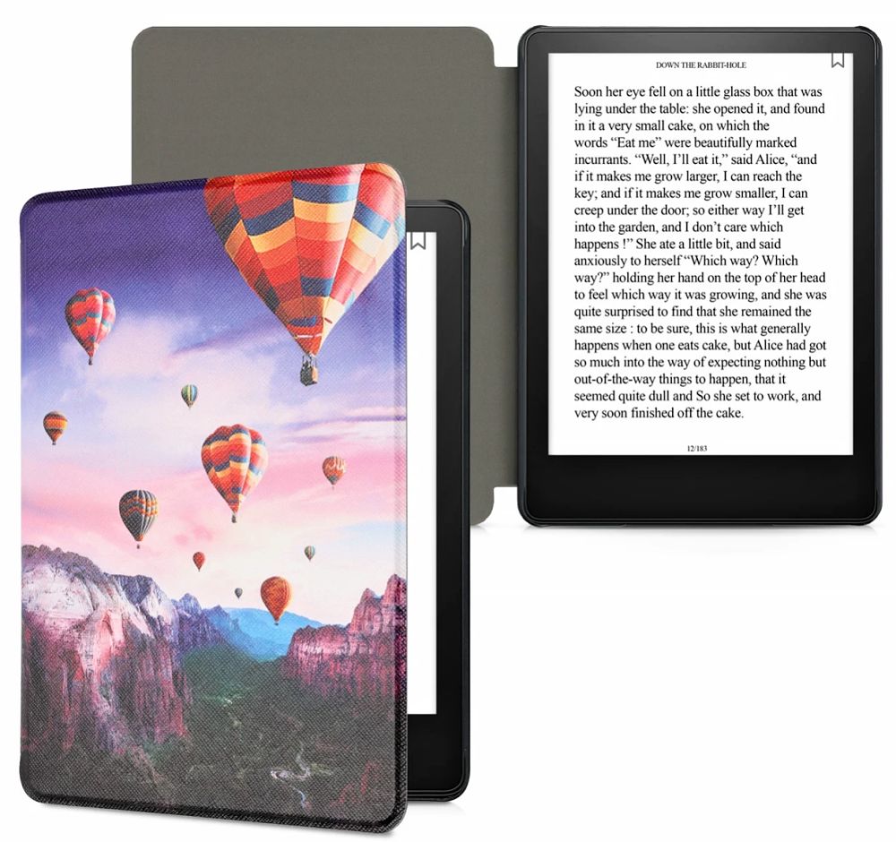 Puzdro KW Mobile - Hot Air Balloons - KW5625621 - pre Amazon Kindle Paperwhite 5 (2021) - viacfarebné