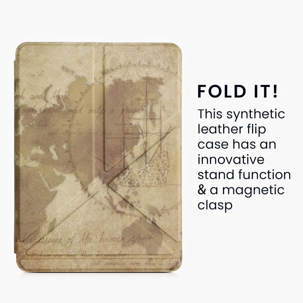Puzdro KW Mobile - Origami Travel Vintage - KW5776408 - pre Amazon Kindle Paperwhite 5 (2021) - viacfarebné