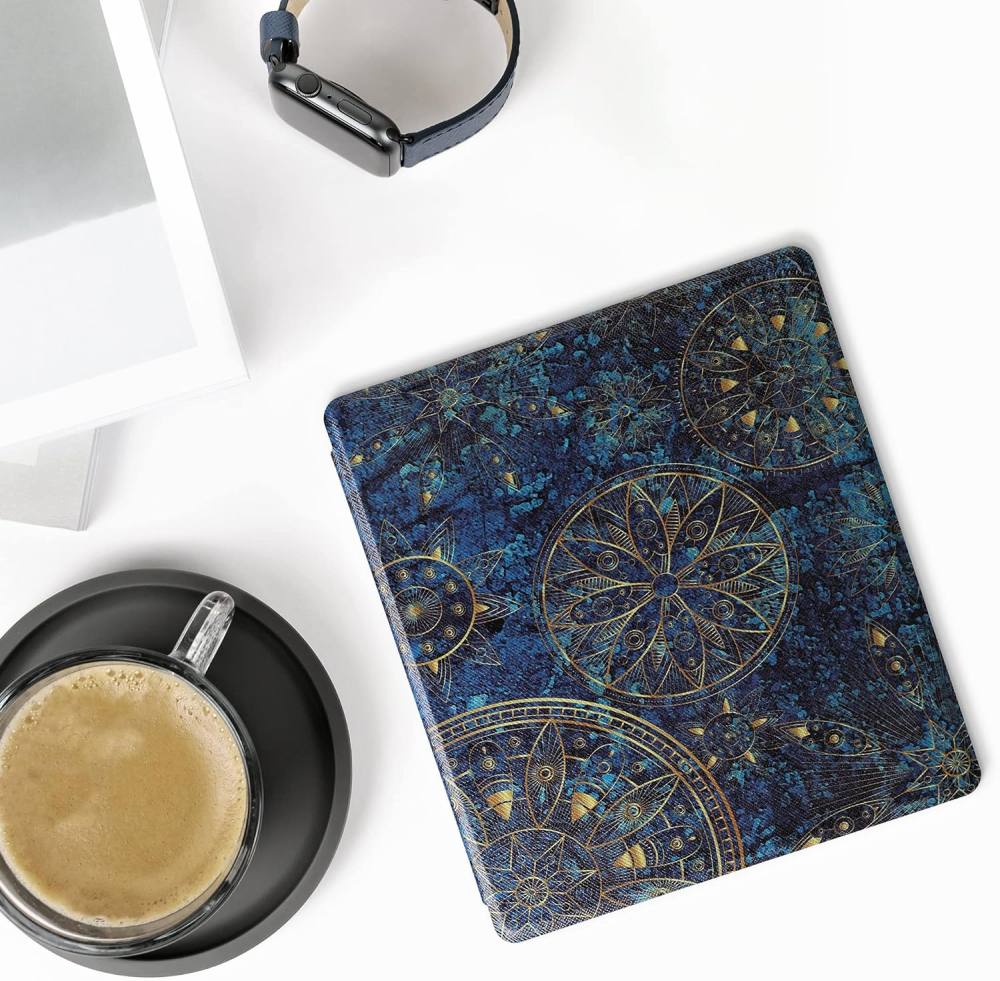Puzdro KW Mobile - Golden Mandalas - KW4941725 - pre Amazon Kindle Oasis 2/3 - viacfarebné