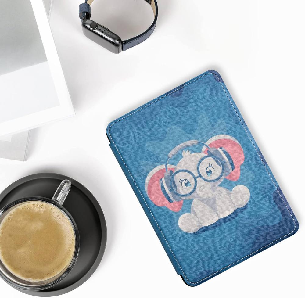 Puzdro KW Mobile - Cute Elephant - KW5998914 - pre Amazon Kindle 2022 - viacfarebné