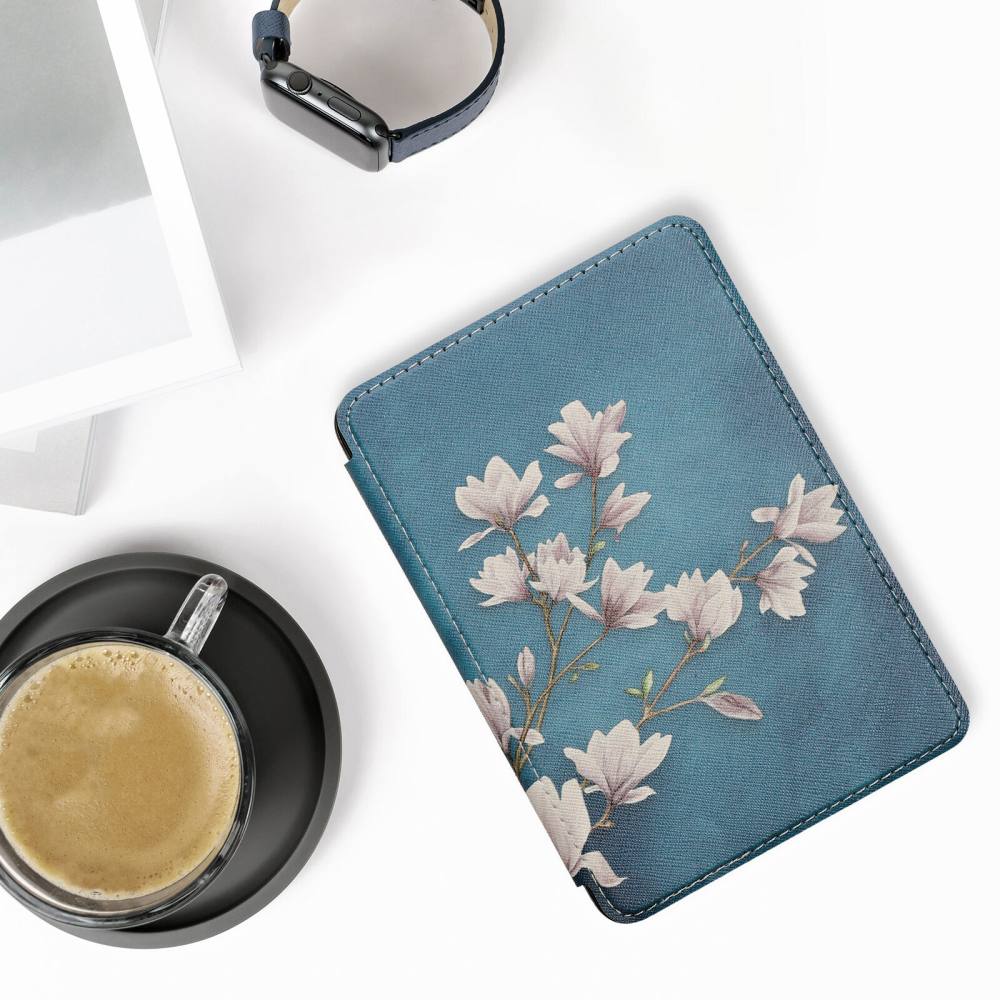 Puzdro KW Mobile - Magnolias - KW5998906 - pre Amazon Kindle 2022 - viacfarebné