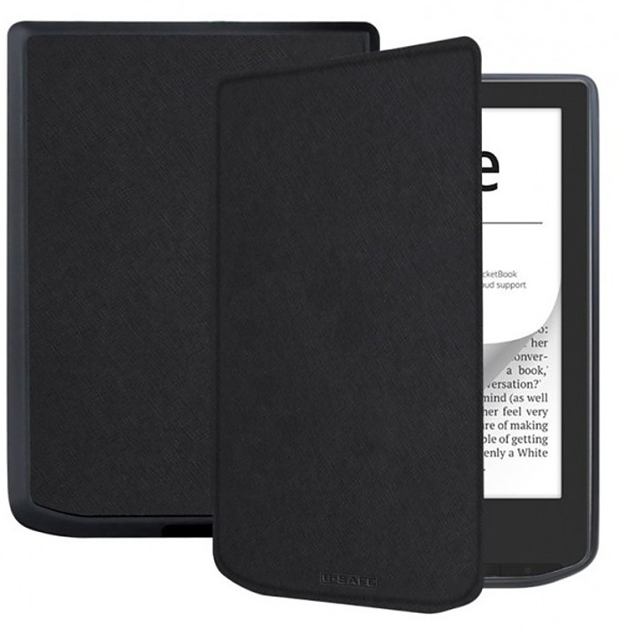 Púzdro B-SAFE LOCK 3505, obal na Pocketbook 629 Verse / 634 Verse Pro - magnetické zatváranie, AutoSleep, čierne