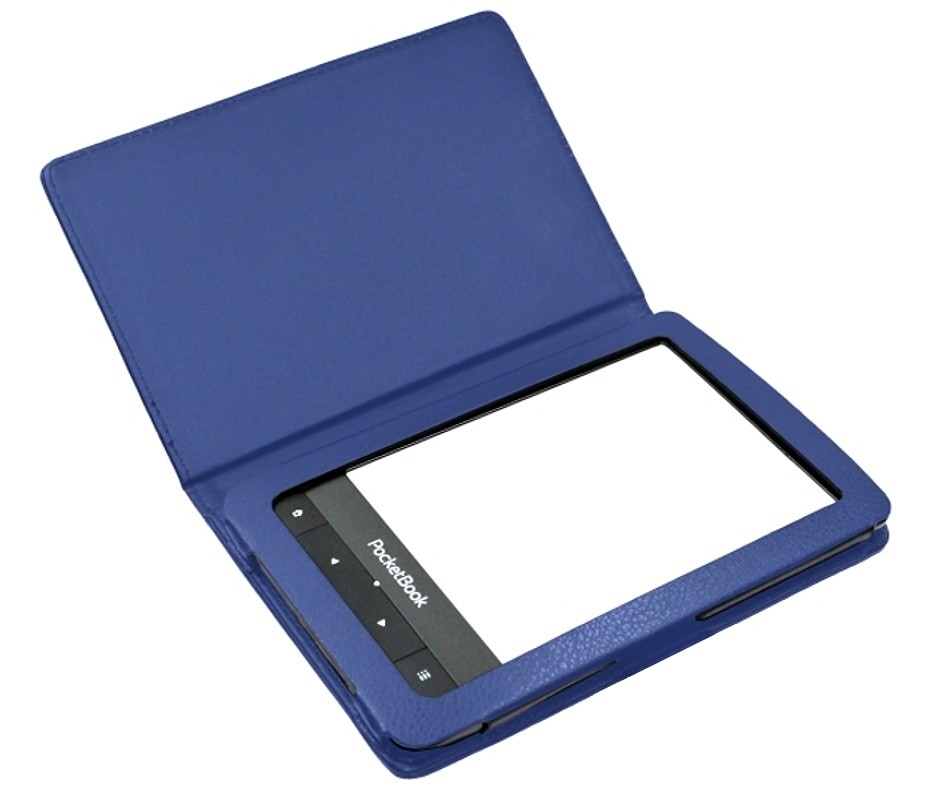 FORTRESS FT171 - Obal na čítačku Pocketbook 614 / 615 / 622 / 623 / 624 / 625 / 626 / 631 / 640 / 641 - tmavo modré, magnet