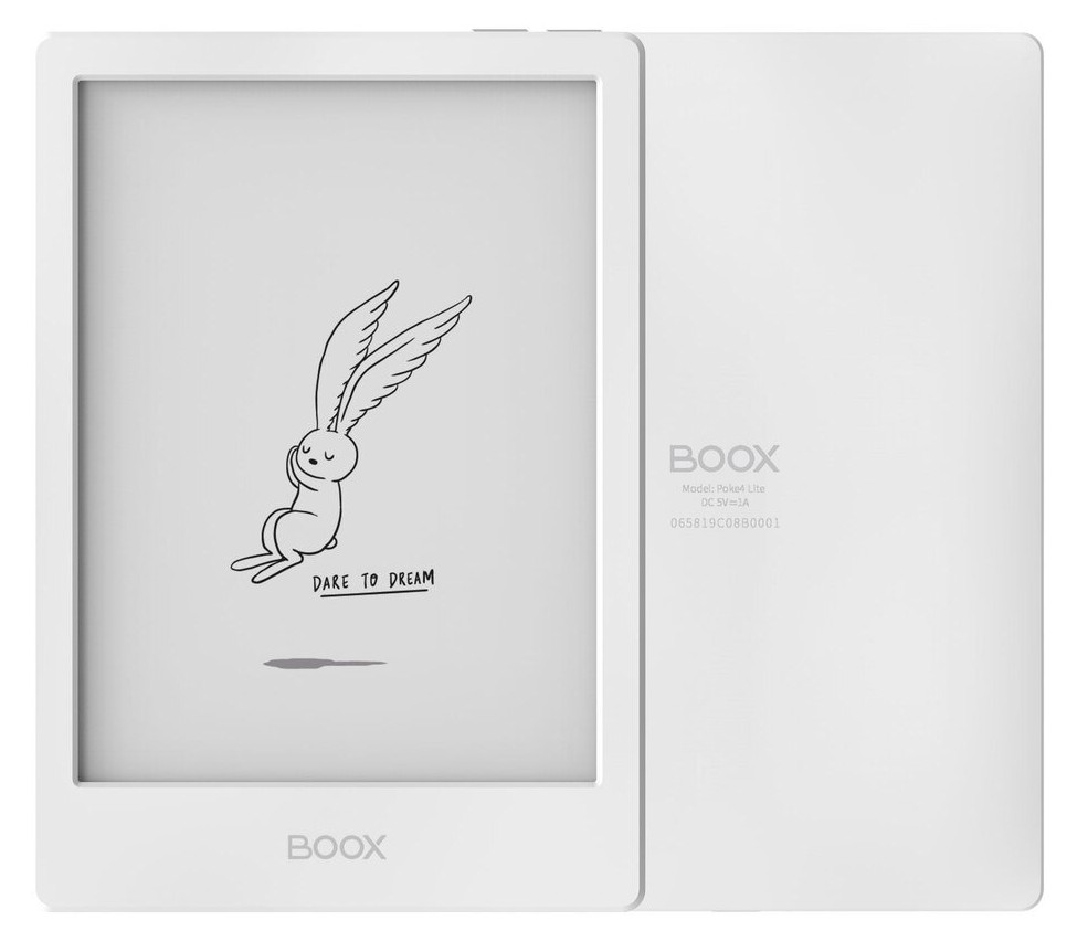 ONYX BOOX POKE 4 Lite, 6", 16 GB, Bluetooth, Android 11, E-ink displej, WiFi - biely