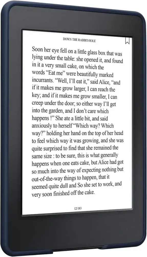 Puzdro KW Mobile - TPU Silicone - KW5903517 - pre Amazon Kindle Paperwhite 1/2/3 - silikónové, tmavo modré