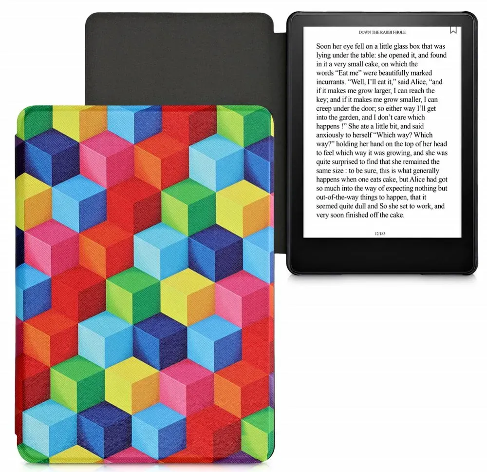 Puzdro KW Mobile - Colorful Blocks - KW5625623 - pre Amazon Kindle Paperwhite 5 (2021) - viacfarebné
