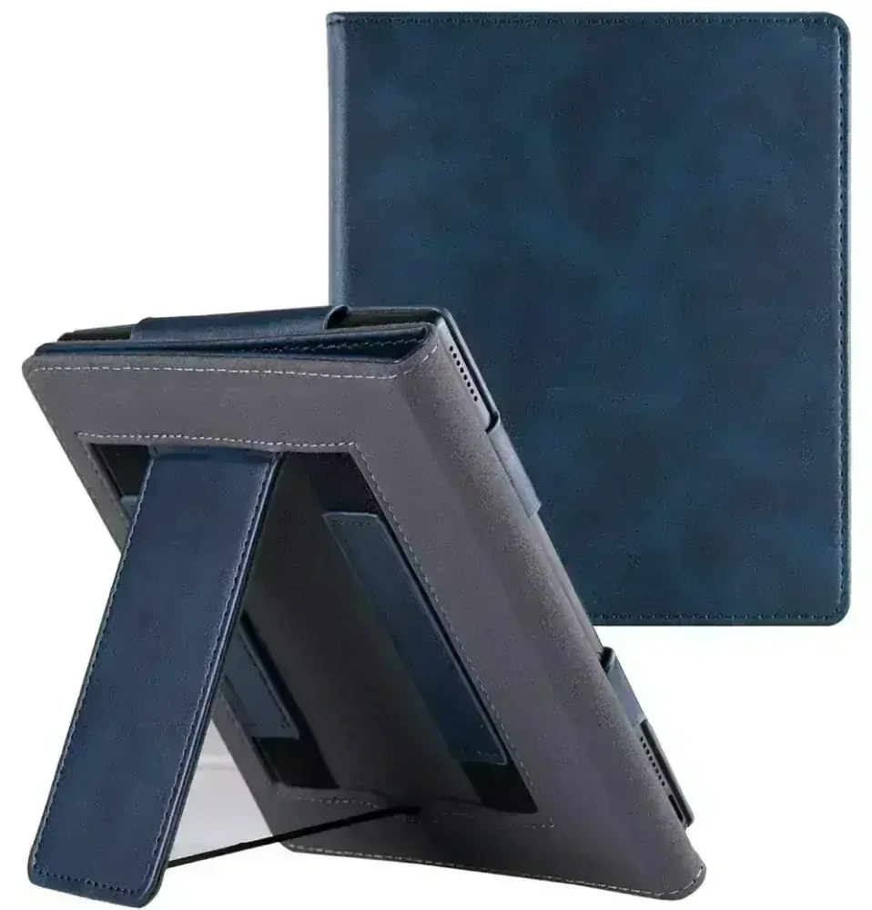 Fortress FT4003 - puzdro so stojanom pre Pocketbook 743 (G/C/K) - tmavo modré, magnet, AutoSleep