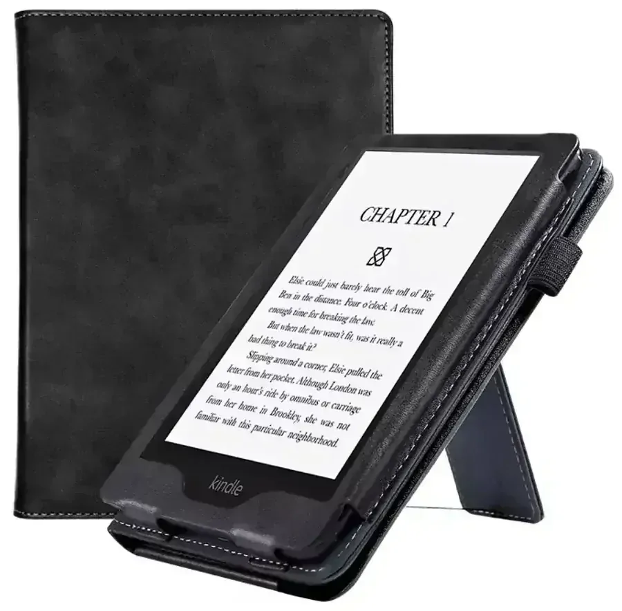 Fortress FT4010 Premium - púzdro so stojanom pre Amazon Kindle Paperwhite 5 (2021) - čierne, magnet, AutoSleep
