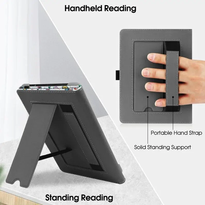 Fortress FT4016 Premium - puzdro so stojanom pre Amazon Kindle Paperwhite 5 (2021) - motív Butterfly, magnet, AutoSleep