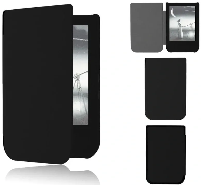 Puzdro Durable Lock PB-08 pre Pocketbook 631 - čierne