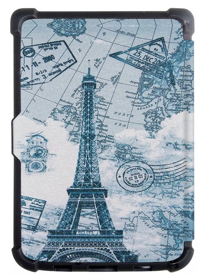 ARMORI TRIMER T033 - púzdro pre Pocketbook 631 Touch HD - motív Paris