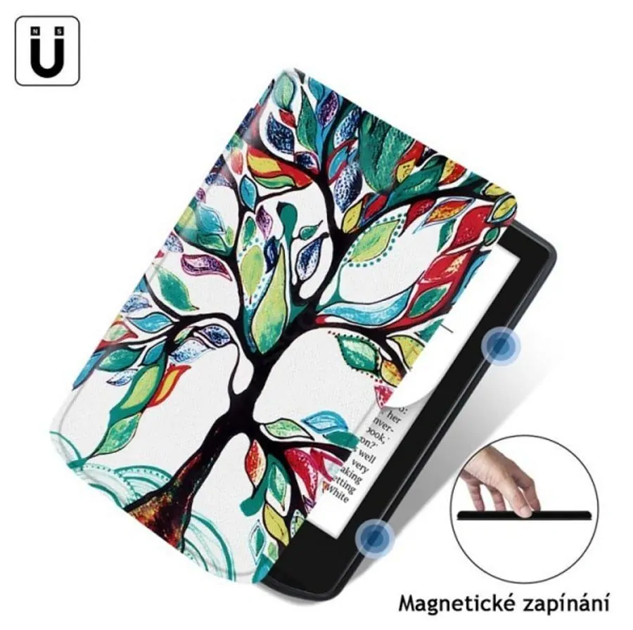 ARMORI TRIMER T034 - púzdro pre Pocketbook 631 Touch HD - motív Tree