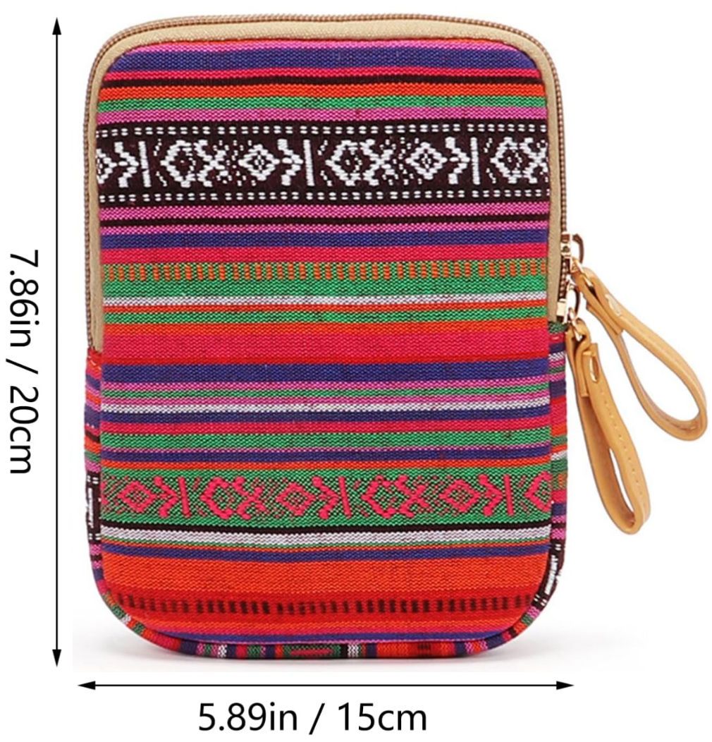ARMORI Zipper Z081 - motív Runes - Univerzálne puzdro pre čítačky 6" - textilné, zips