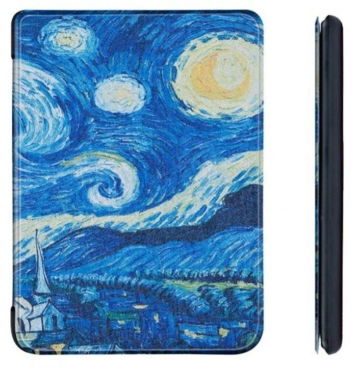 Armori Trimer T092, púzdro pre Amazon Kindle 4/5 - magnetické zatváranie, motív Gogh