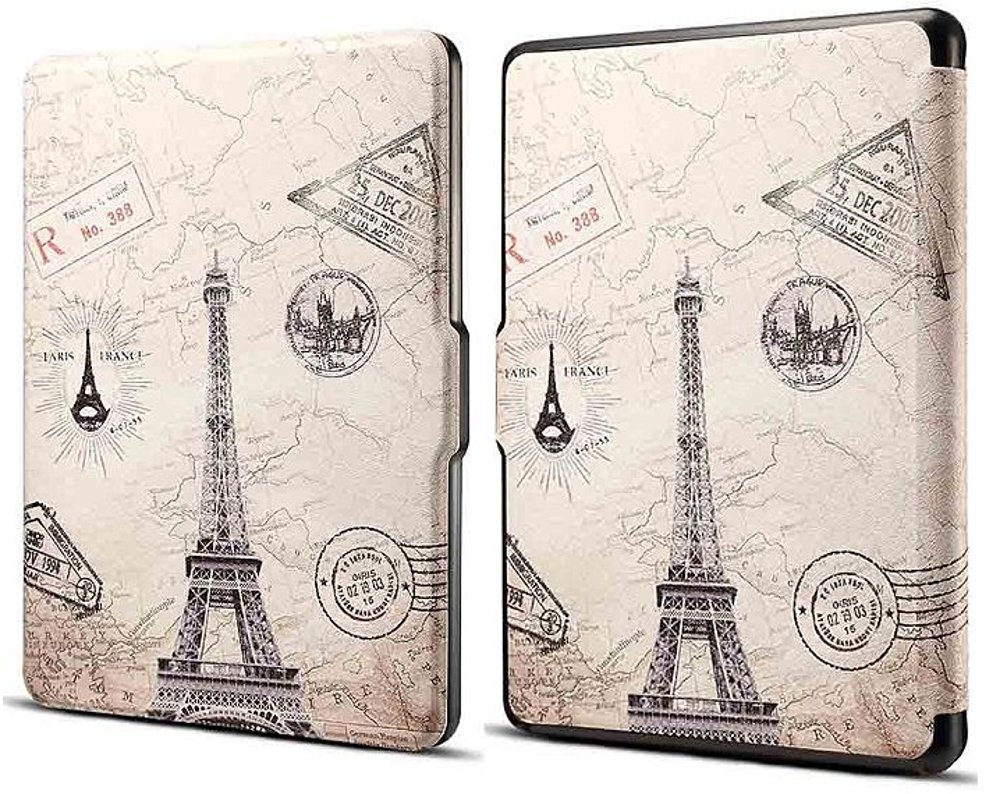 Armori Trimer T094, púzdro pre Amazon Kindle 4/5 - magnetické zatváranie, motív Paris