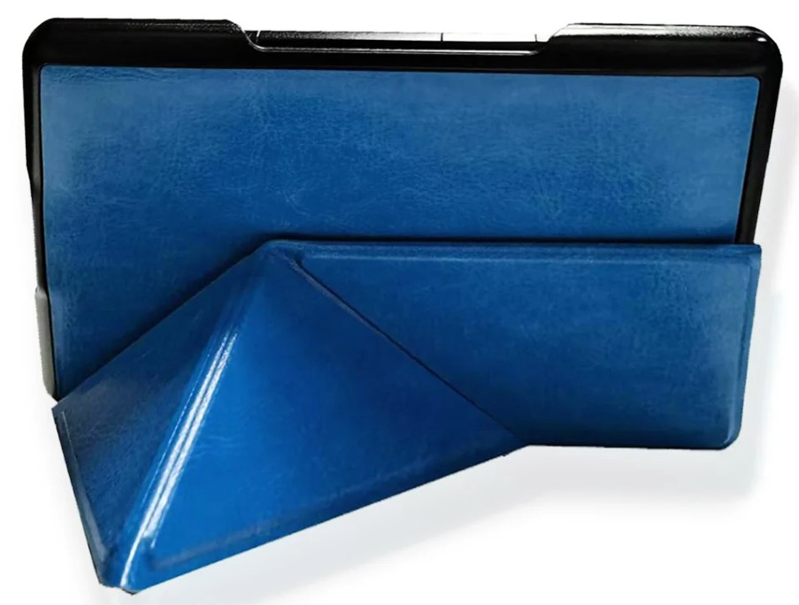ARMORI STANDER S099, púzdro so stojanom Origami pre Amazon Kindle 4/5 - tmavo modré