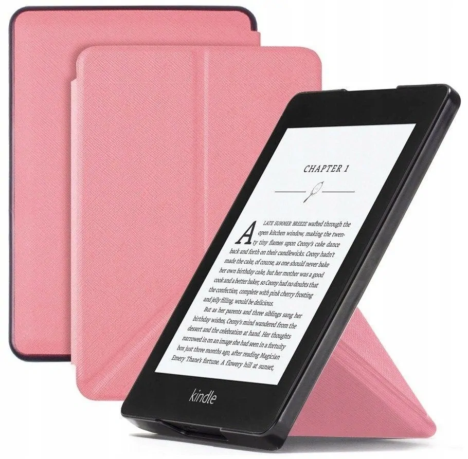 ARMORI STANDER S105, puzdro so stojanom Origami pre Amazon Kindle Voyage - svetlo ružové