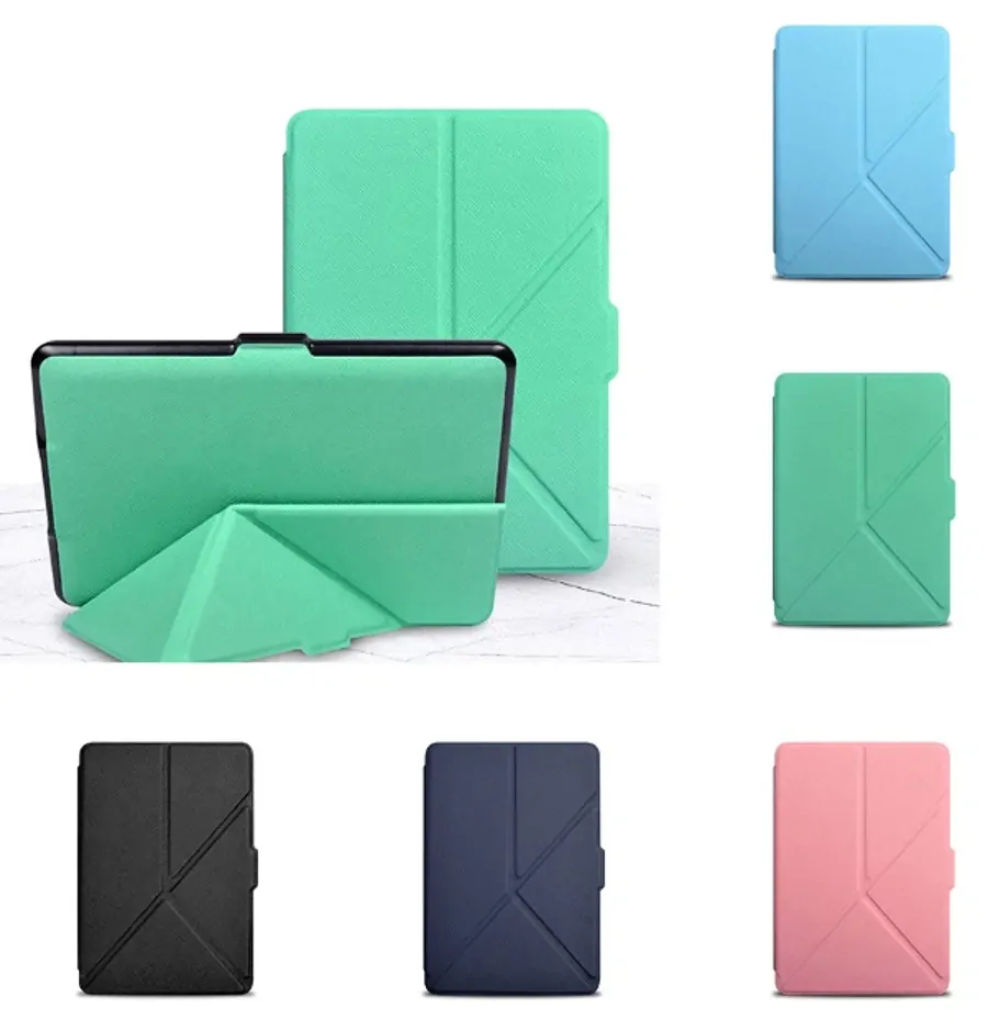 ARMORI STANDER S108, puzdro so stojanom Origami pre Amazon Kindle Voyage - tyrkysové