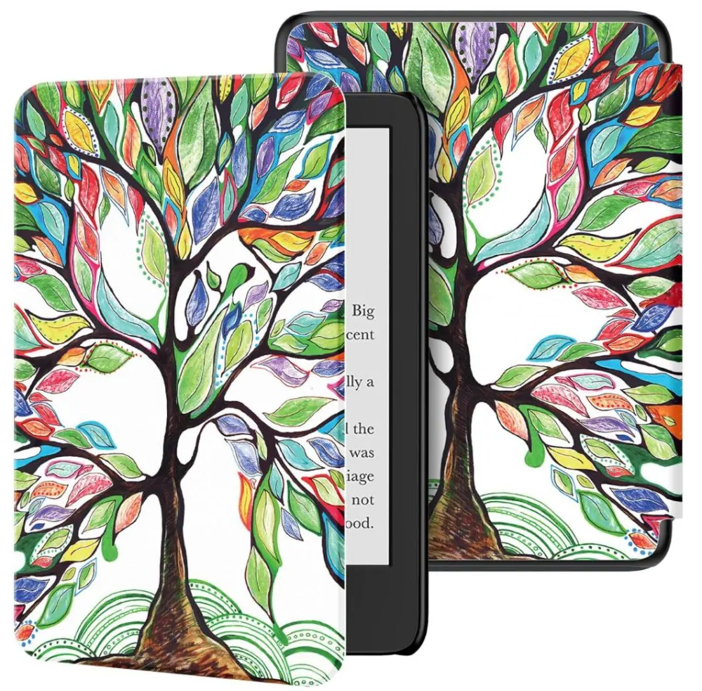 Armori Trimer T124, púzdro pre Amazon Kindle Paperwhite 1/2/3 - magnetické zatváranie, AutoSleep, motív Tree
