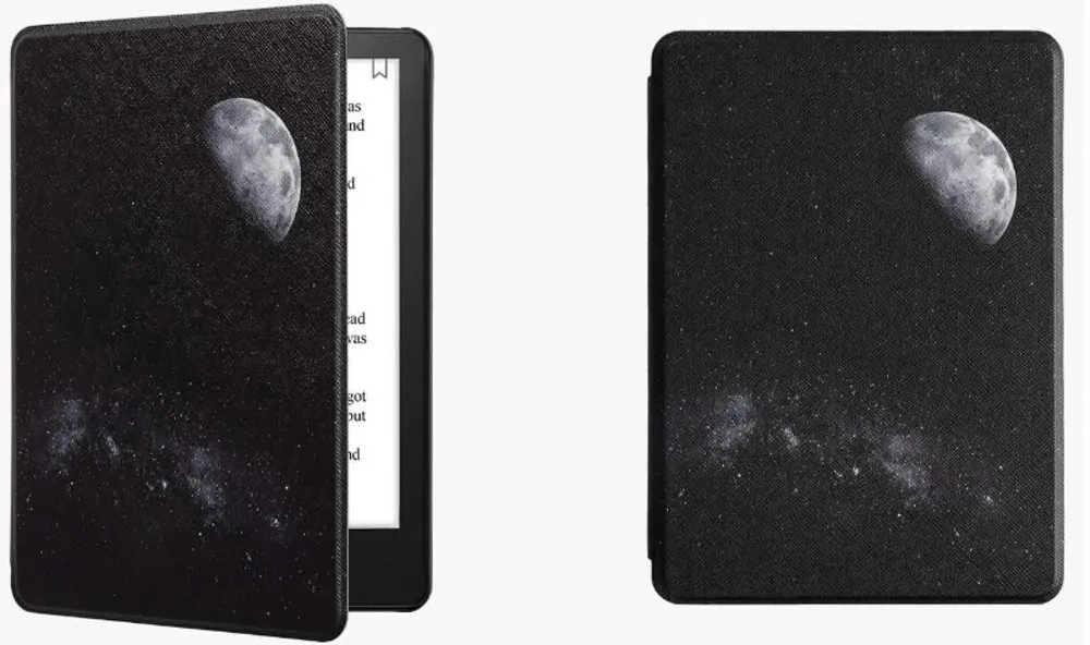 Armori Trimer T145, púzdro pre Amazon Kindle 8 (2016) - magnetické zatváranie, AutoSleep, motív Moon