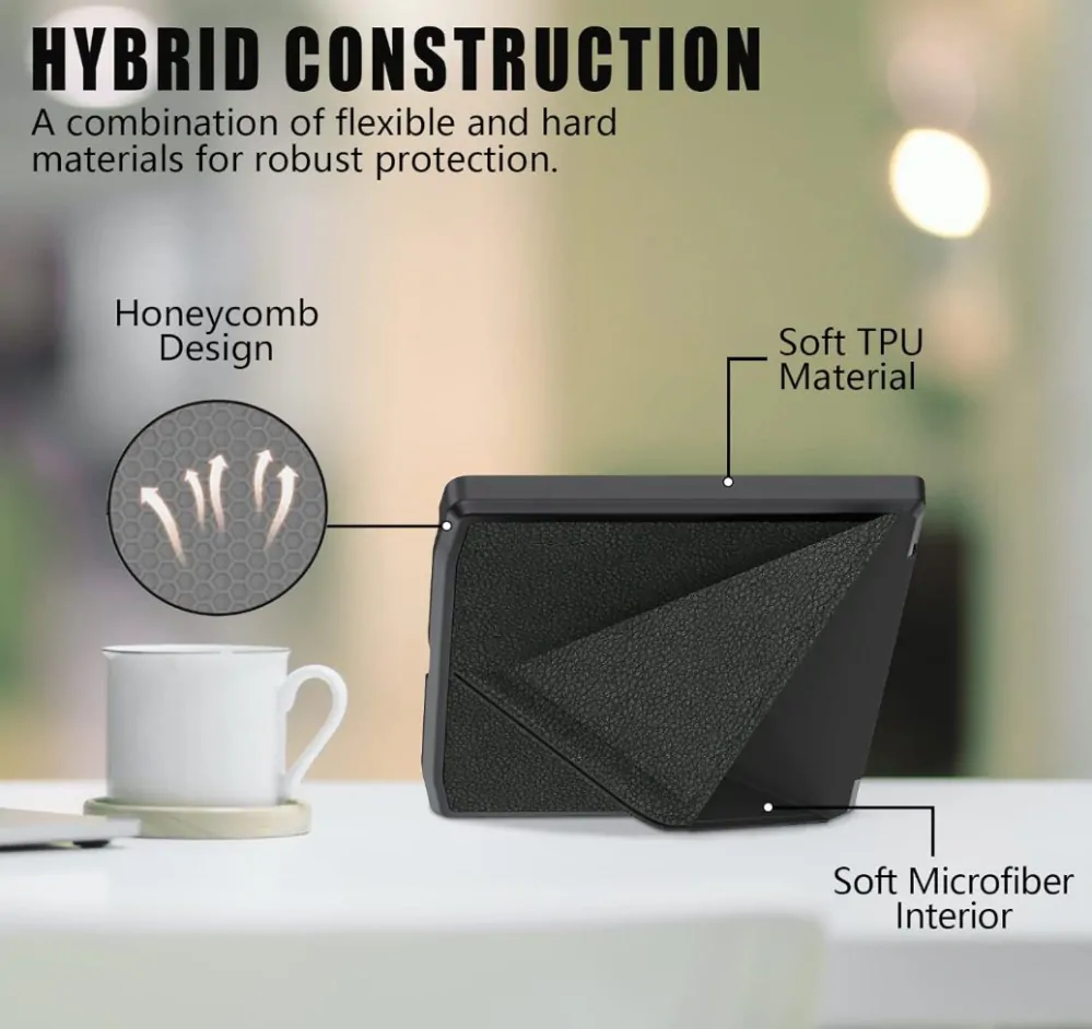 ARMORI STANDER S205, puzdro so stojanom Origami pre Pocketbook 700 Era - čierne