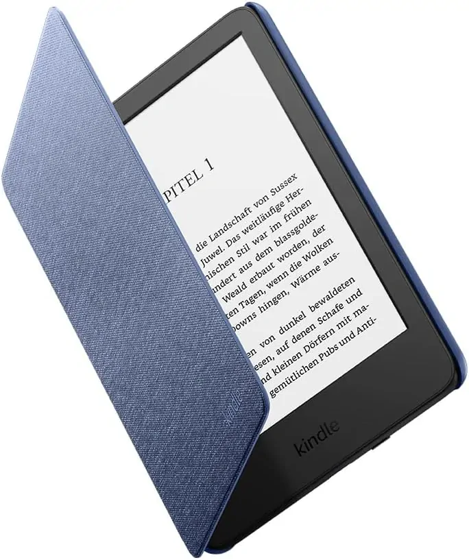 Originálne púzdro Amazon Kindle 2022 - K22FADB, PU koža, tmavo modré