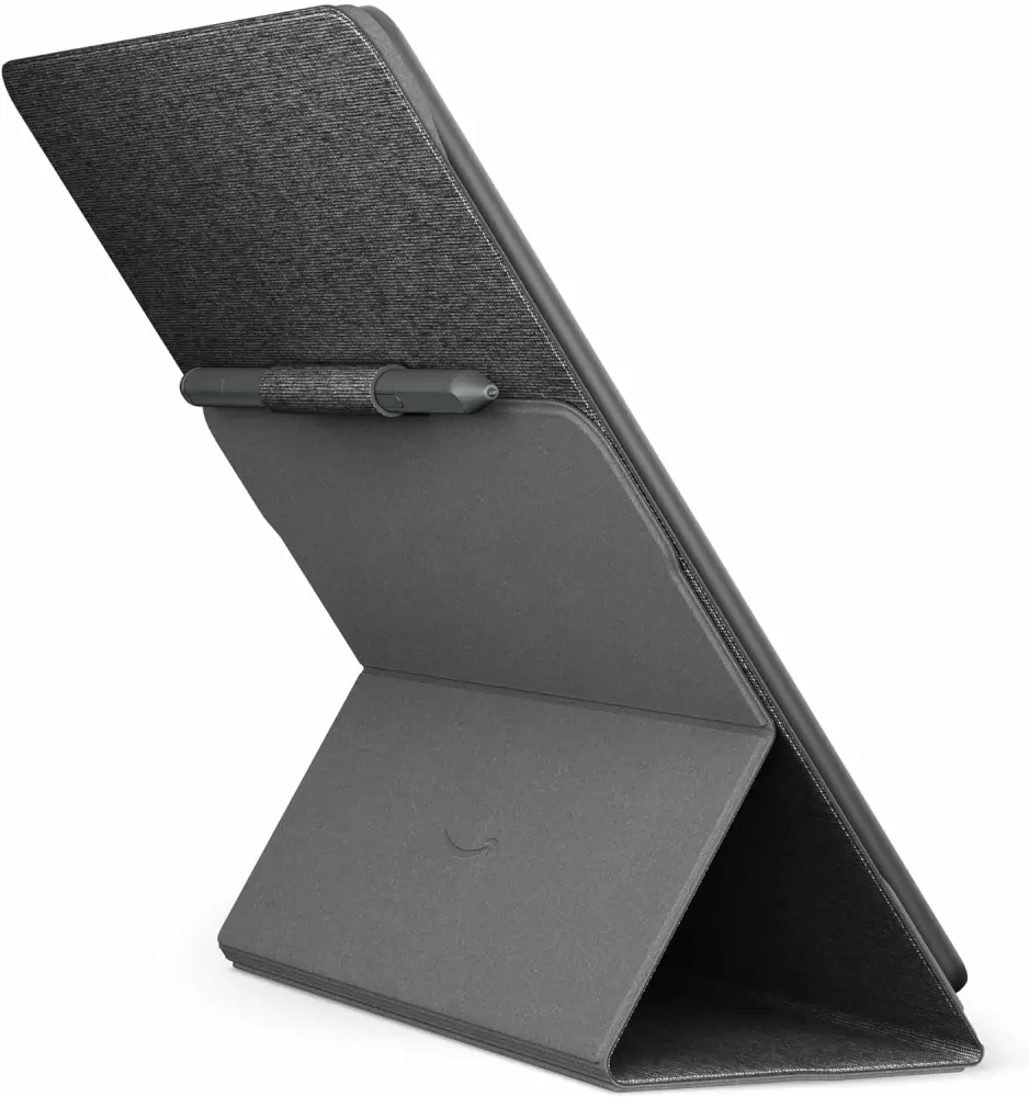 Originálne púzdro Amazon Kindle Scribe - KSFABL, PU koža, stojan, čierne