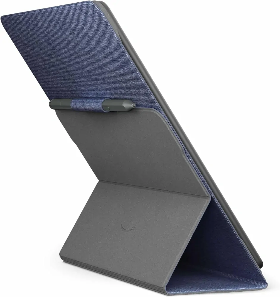 Originálne púzdro Amazon Kindle Scribe - KSFADB, PU koža, stojan, tmavo modré