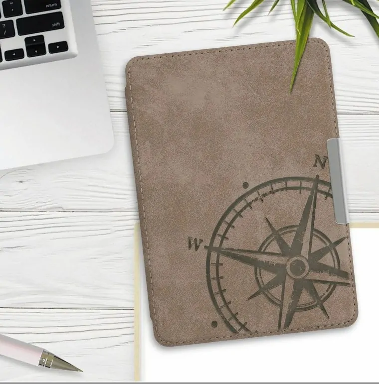 Puzdro KW Mobile - Navigational Compass - KW5492401 - pre Amazon Kindle Paperwhite 4 (2018) - hnedé