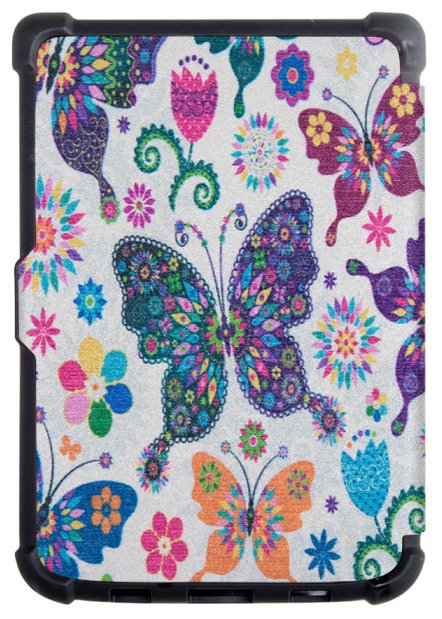 Puzdro Durable Lock PB-04 pre Pocketbook 616 / 617 / 618 / 627 / 628 / 632 / 633 - motív Butterfly