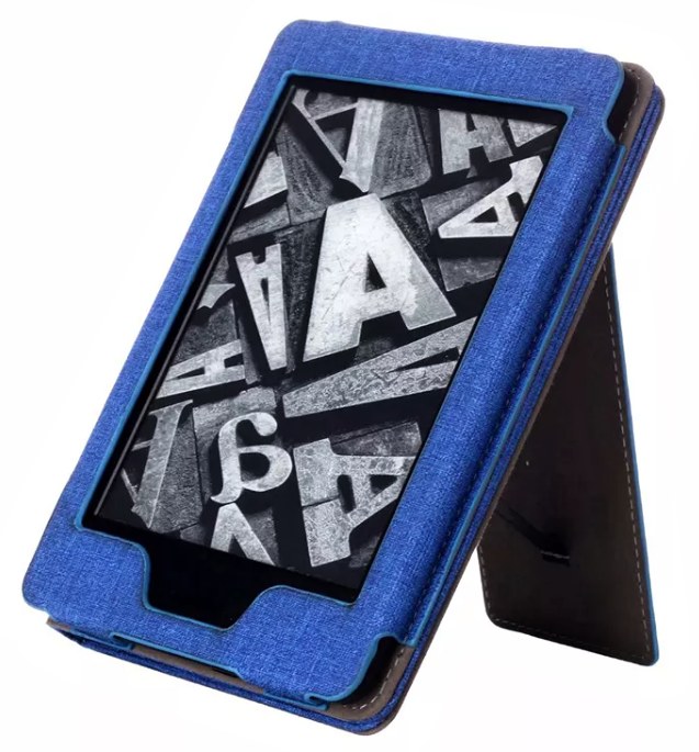 Puzdro Benello SK-02 na Amazon Kindle Paperwhite 1/2/3/4 - modré (Ocean Blue)