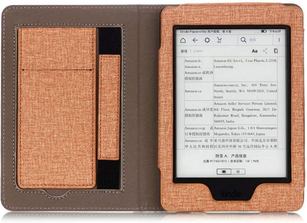 Puzdro Benello SK-06 na Amazon Kindle Paperwhite 1/2/3/4 - zlaté (Gold)