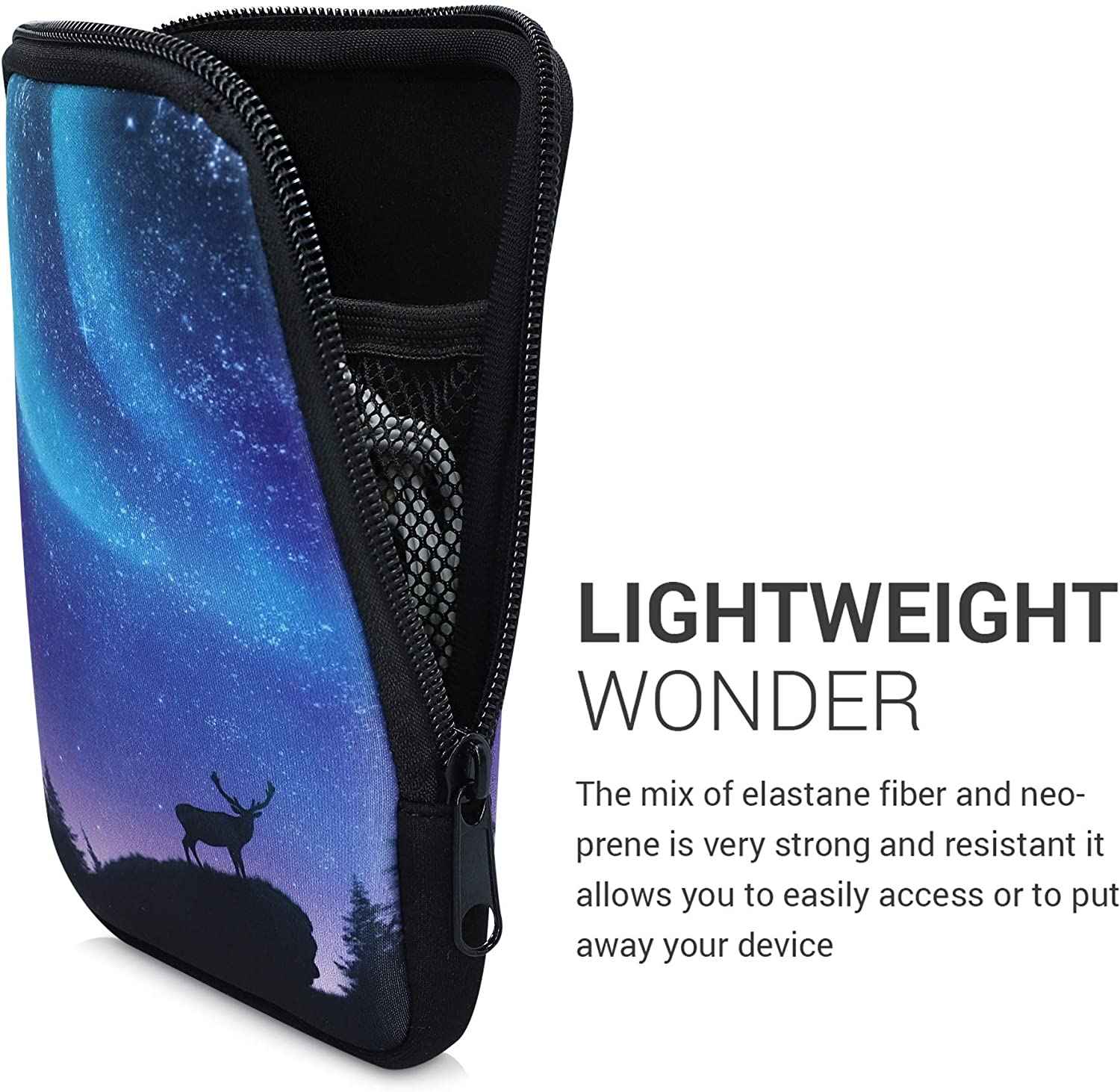 Púzdro KW Mobile Aurora - KW5033504 - Univerzálne púzdro pre čítačky 6" - čierne, modré