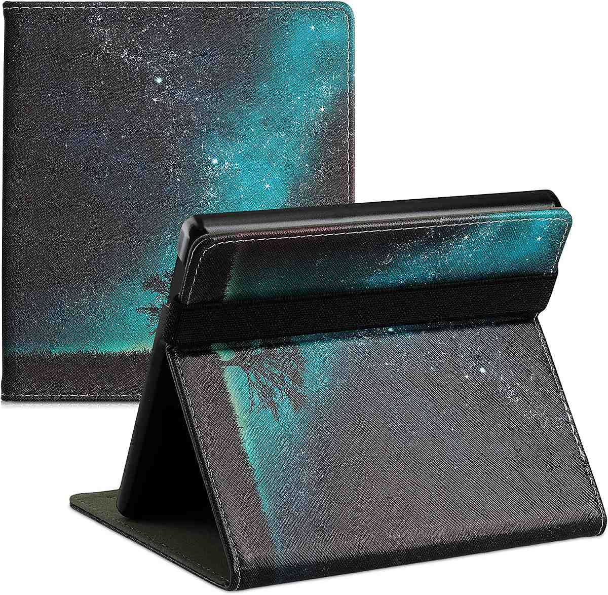 Púzdro KW Mobile - Cosmic Nature - KW4941802 - pre Amazon Kindle Oasis 2/3 - viacfarebné
