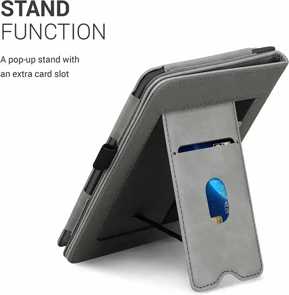 Puzdro KW Mobile - Brushed Heart - KW5567501 - pre Amazon Kindle Paperwhite 1/2/3 - šedé