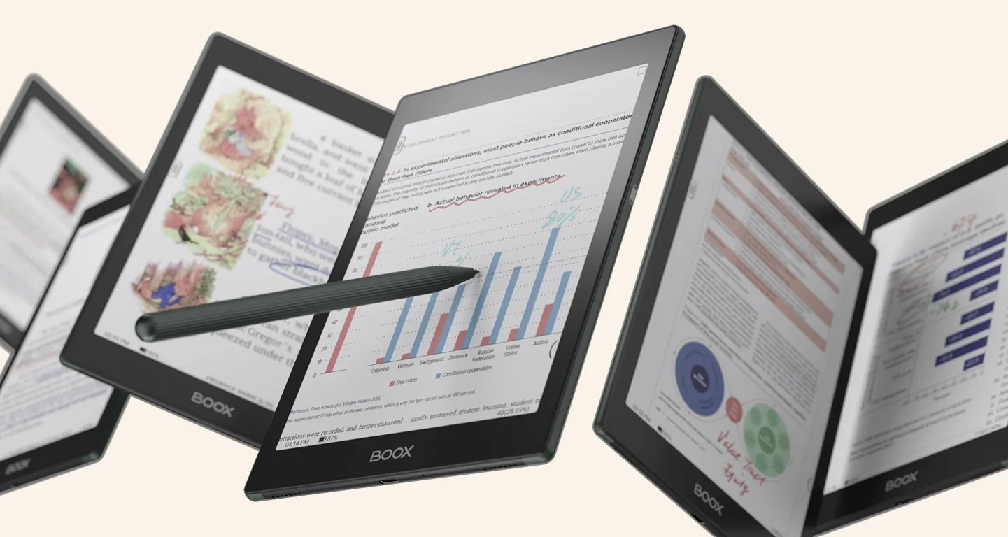 Onyx Boox Nova Air C - 32 GB, WiFi, 7,8 ", BT, audio, Android 11, biely, Wacom stylus