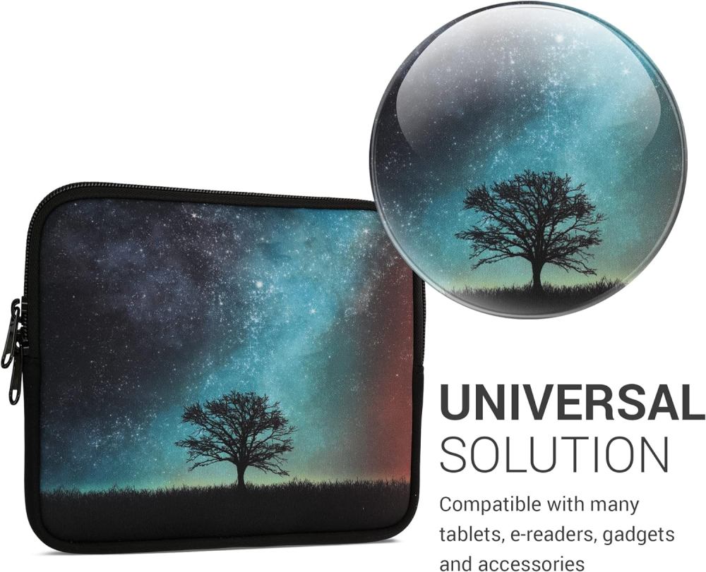 Púzdro KW Mobile Neoprene Zipper - KW5901501 - Univerzálne púzdro pre čítačky 6-7" - Cosmic Nature