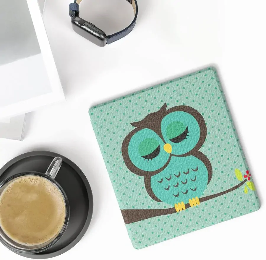 Púzdro KW Mobile - Sleeping Owl - KW4941724 - pre Amazon Kindle Oasis 2/3 - viacfarebné