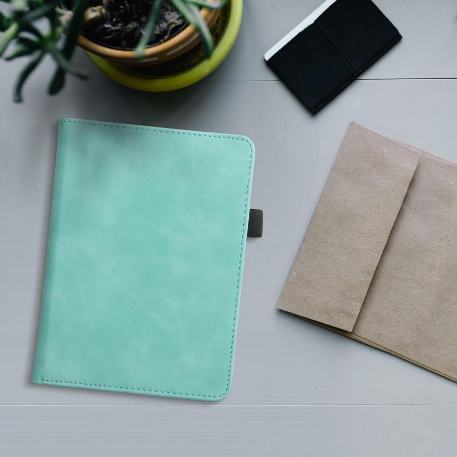 Puzdro KW Mobile - Nubuck Mint - KW5761971 - pre Amazon Kindle Paperwhite 5 (2021) - tyrkysové
