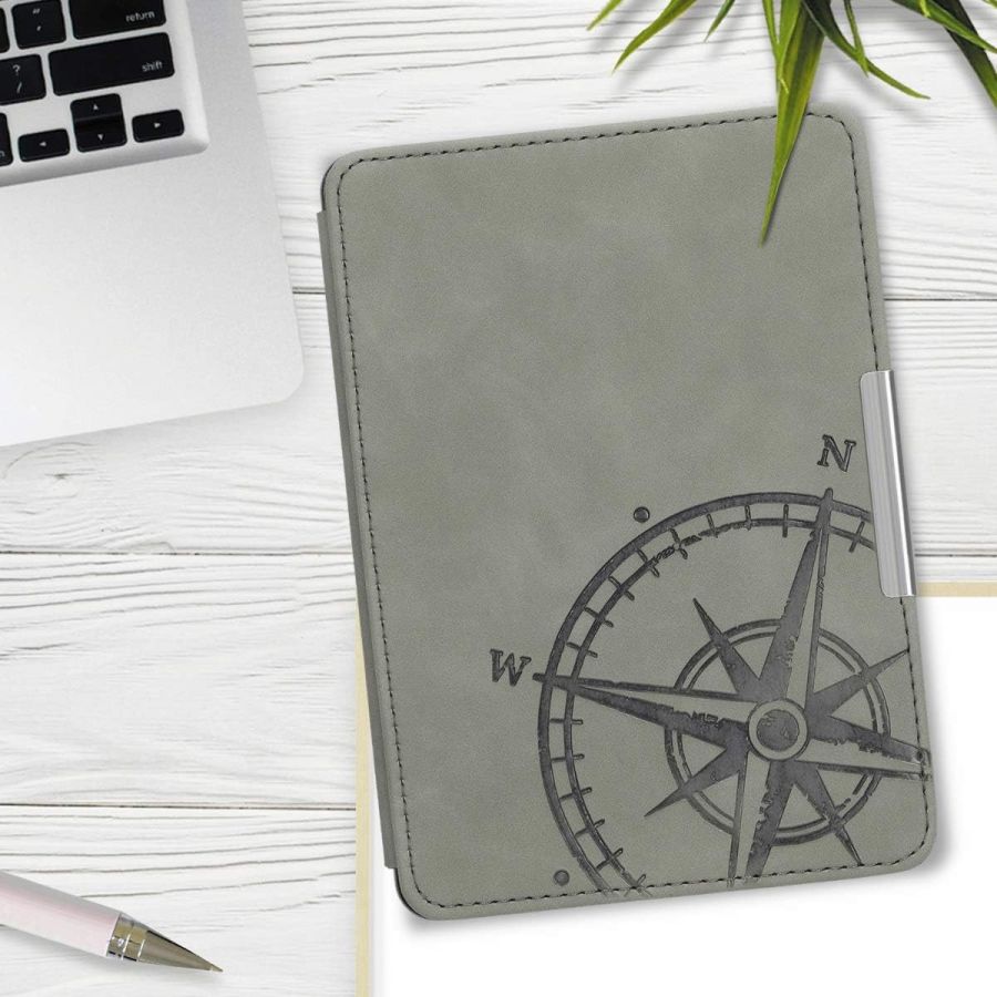 Puzdro KW Mobile - Navigational Compass - KW4974702 - pre Amazon Kindle Paperwhite 1/2/3 - šedé