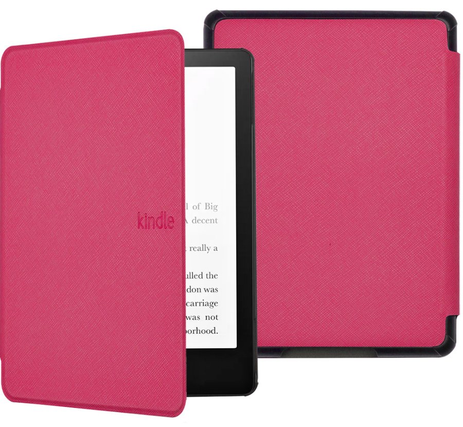 Puzdro Durable Lock KPW-23 pre Amazon Kindle Paperwhite 5 (2021) - tmavo ružové