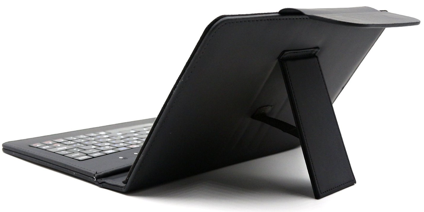 C-TECH PROTECT NUTKC-01 - púzdro univerzálne s klávesnicou pre 7"-7,85" tablety, FlexGrip - čierne