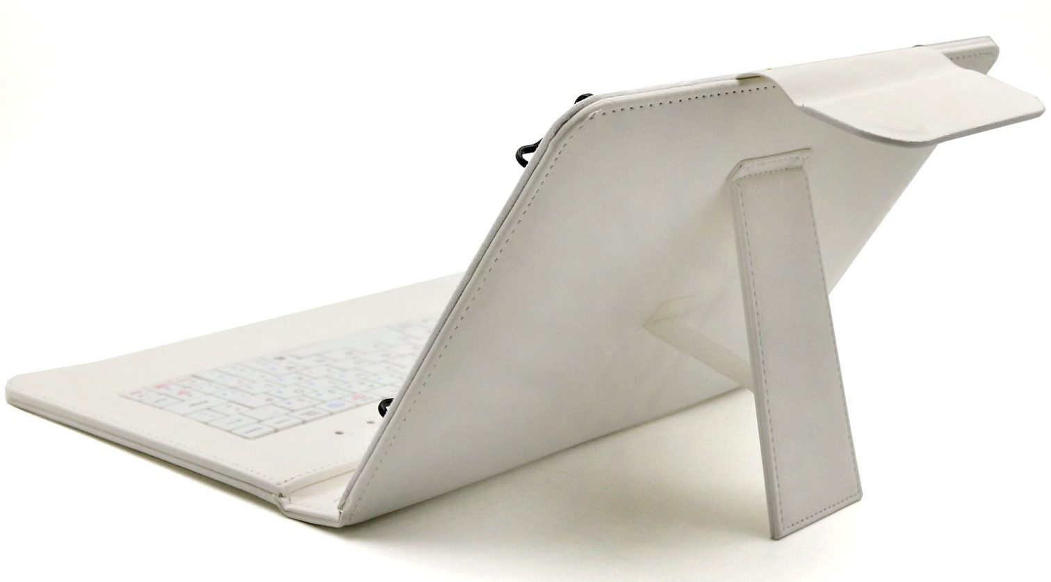 C-TECH PROTECT NUTKC-04W - púzdro univerzálne s klávesnicou pre 9,7"-10,1" tablety, FlexGrip - biele
