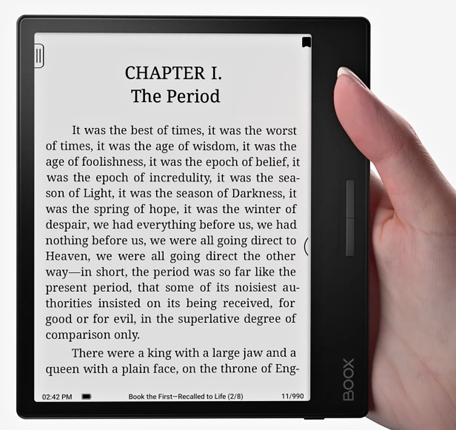ONYX BOOX PAGE, 7", 32 GB, Bluetooth, Android 11, E-ink displej, WiFi - čierny