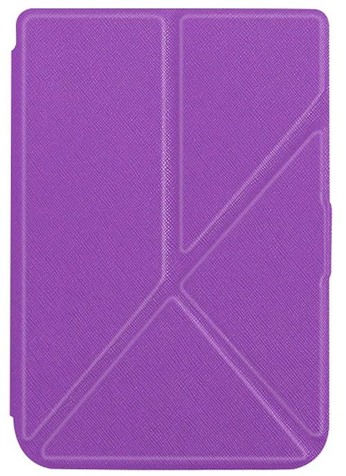 Puzdro Origami Durable Lock pre Pocketbook 614 / 615 / 624 / 625 / 626 - fialové, stojan, magnet