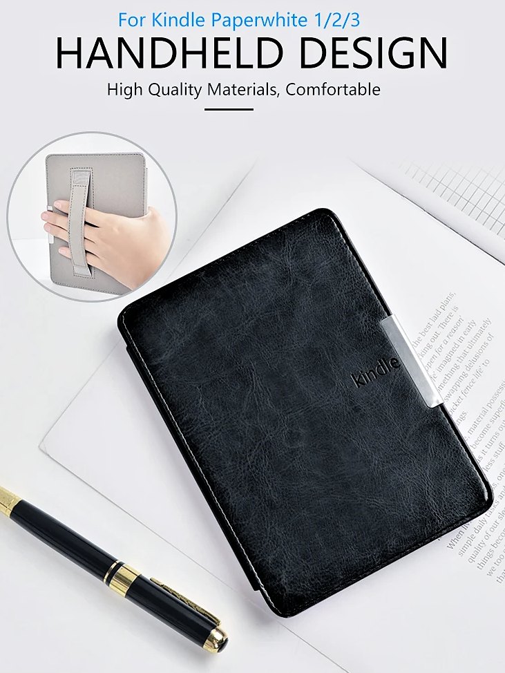 Premium Durable Lock PDL-101 na Amazon Kindle Paperwhite 1/2/3 - vrecko, čierny