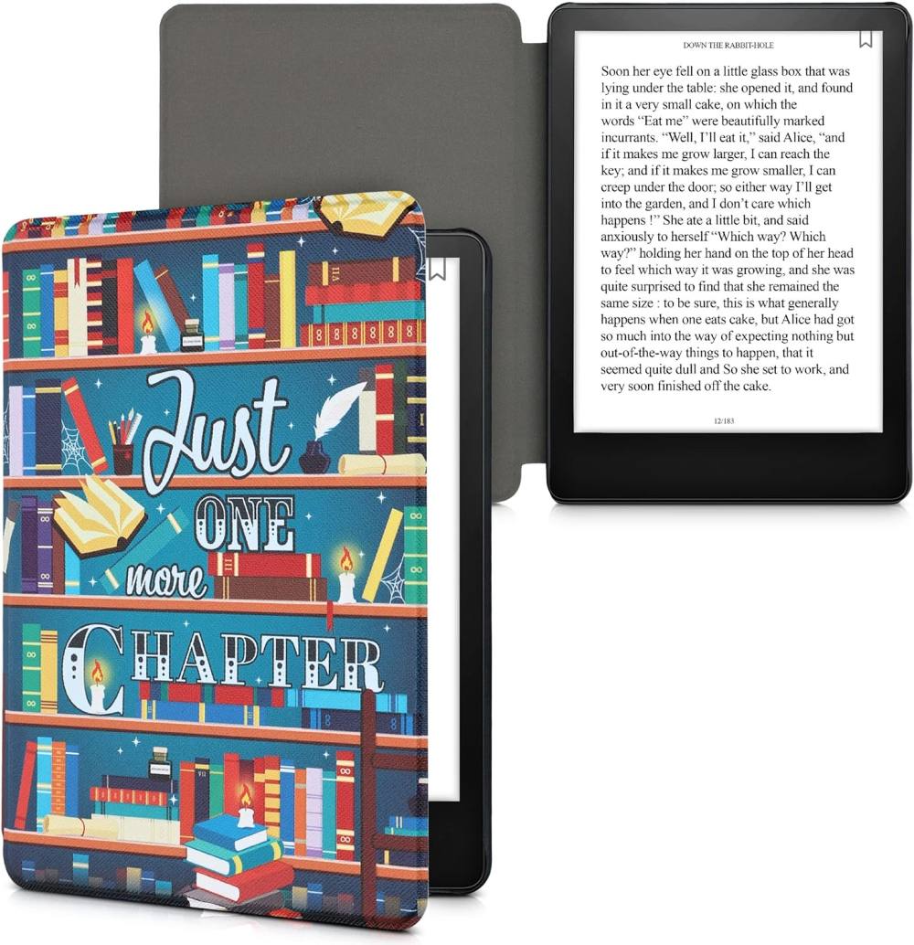 Puzdro KW Mobile - Library Motto - KW5625614 - pre Amazon Kindle Paperwhite 5 (2021) - viacfarebné