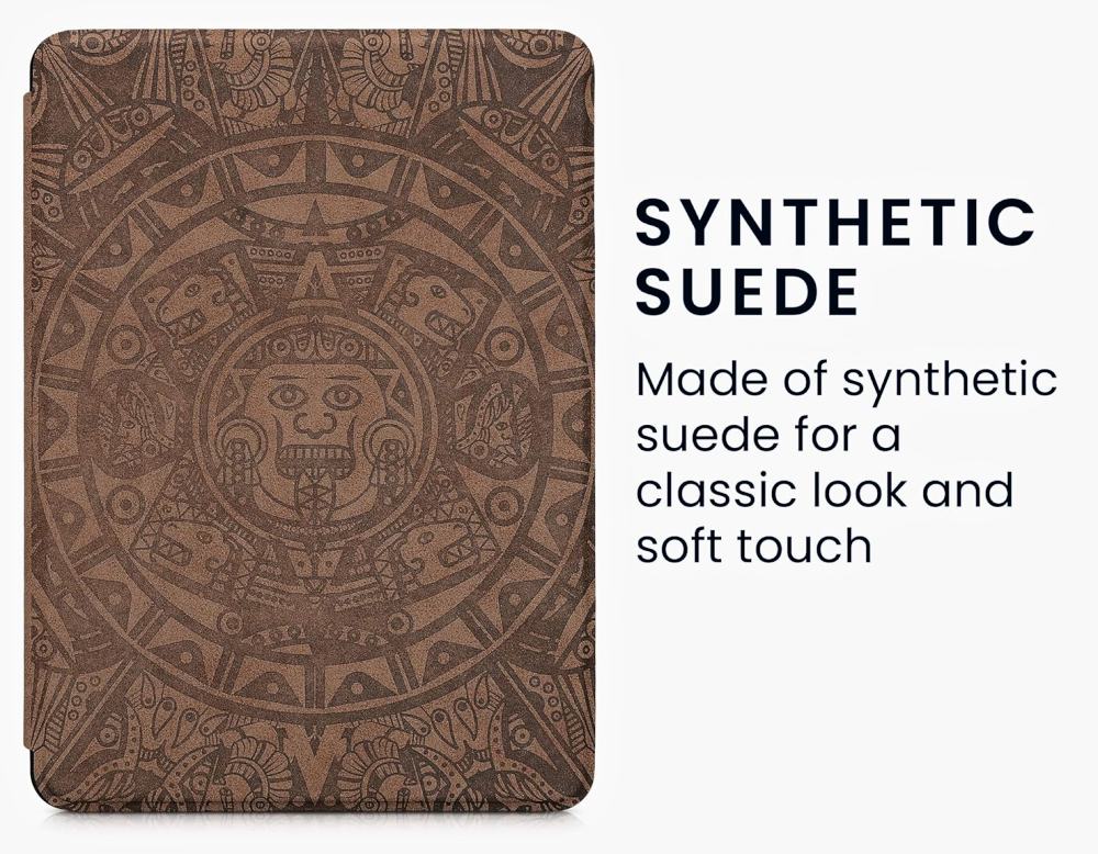 Puzdro KW Mobile - Mayan Calendar - KW5625810 - pre Amazon Kindle Paperwhite 5 (2021) - hnedé