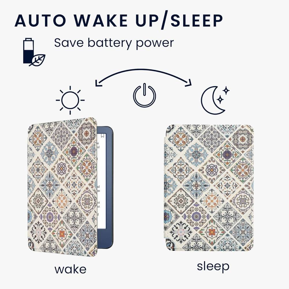 Puzdro KW Mobile - Moroccan Tiles - KW5998911 - pre Amazon Kindle 2022 - viacfarebné
